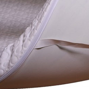 Homeroots 3" Deluxe White Memory Foam Mattress Topper With Straps Twin  Polyester 415634