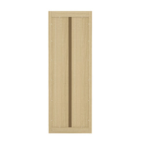 English Elm Rivington 28" Modern 5-Shelf Open Bookcase with Adjustable Shelves and Warm Wood Grain Finish Oak B365P398314