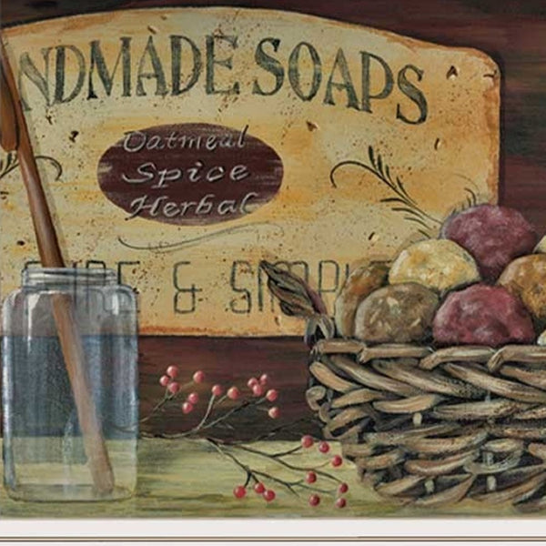 HomeRoots Set of Three COUNTRY BATH Framed Prints – Charming Wall Art for Farmhouse & Coastal Decor 415728