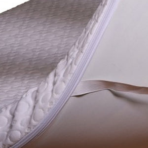 Homeroots 3" Deluxe White Memory Foam Mattress Topper With Straps Queen  Polyester 415768