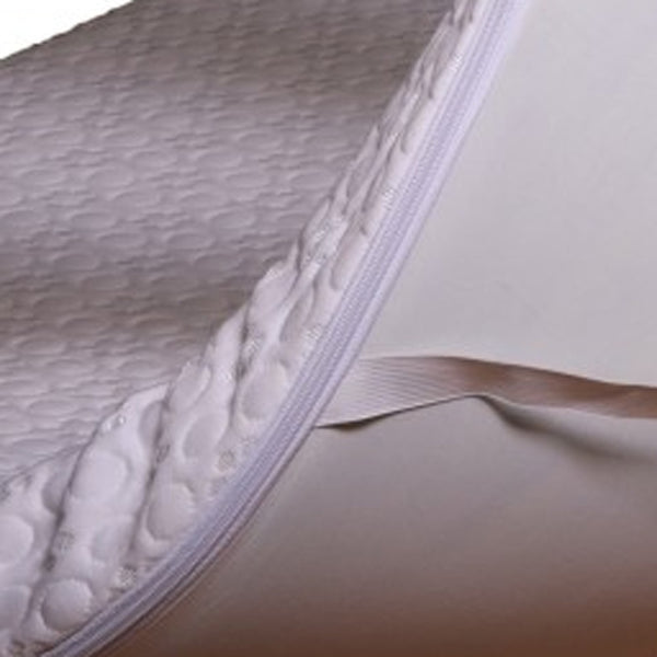 Homeroots 3" Deluxe White Memory Foam Mattress Topper With Straps Queen  Polyester 415768