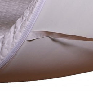 Homeroots 3" Deluxe White Memory Foam Mattress Topper With Straps Queen  Polyester 415768