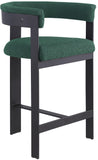 Romeo Green Boucle Fabric Counter Stool 415Green-C Meridian Furniture