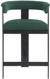 Romeo Green Boucle Fabric Counter Stool 415Green-C Meridian Furniture