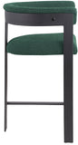 Romeo Green Boucle Fabric Counter Stool 415Green-C Meridian Furniture