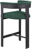 Romeo Green Boucle Fabric Counter Stool 415Green-C Meridian Furniture