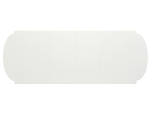 Lexington Vernon Hills Modern Rectangular Dining Table With Elegant Tapered Legs And Polished Nickel Ferrules Alabaster  415-877