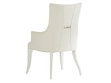 Lexington Geneva Upholstered Dining Chair - Modern Elegance With Crisp White Finish And Decorative Metal Accent Alabaster  415-883-01