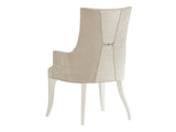 Lexington Geneva Upholstered Dining Chair - Modern Elegance With Crisp White Finish And Decorative Metal Accent Alabaster  415-883-40