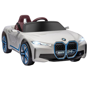 English Elm Aosom Licensed Bmw I4 12v Kids Ride on Car with Remote Suspension and Soft Start W2225P217173