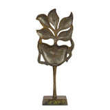 Christopher Knight Home® - Noble House - Orwell Handcrafted Aluminum Decorative Face Accessory with Stand, Brass