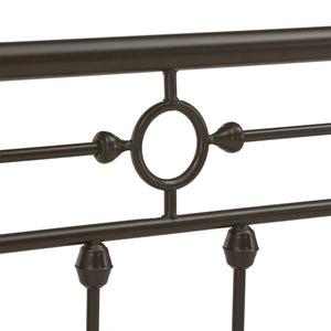 Reeve Iron Spindle Daybed with Antique Bronze Finish for Elegant Guest Rooms