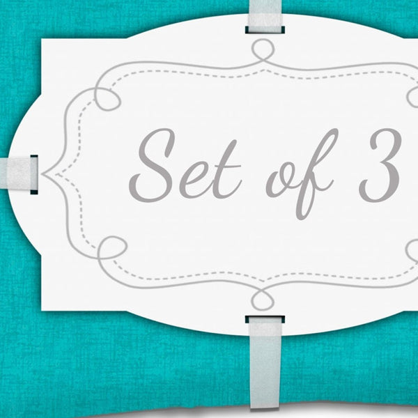 Homeroots Set Of Three 18" X 18" Orange And White Blown Seam Solid Color Throw Indoor Outdoor Pillow  Uv Protected Polyester 416497