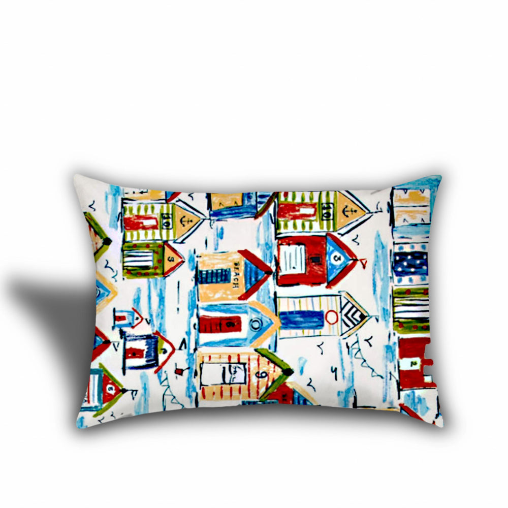 Homeroots Set Of Three 18" X 18" Red And Green Blown Seam Solid Color Throw Indoor Outdoor Pillow  Uv Protected Polyester 416531