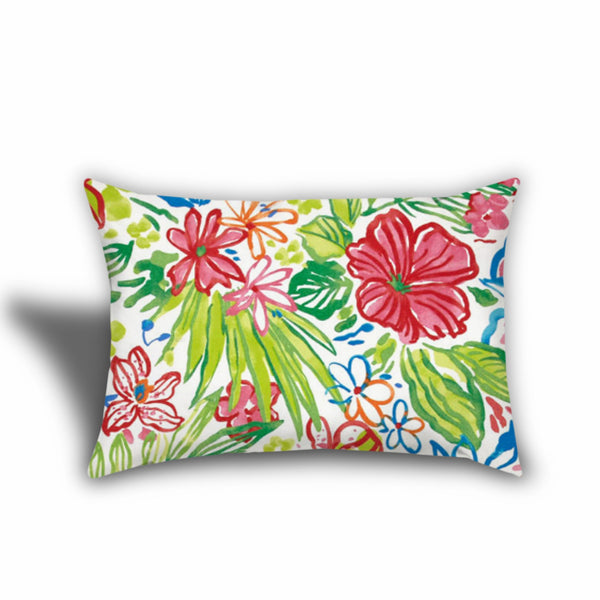 Homeroots Set Of Three 18" X 18" Red And Blue Blown Seam Solid Color Throw Indoor Outdoor Pillow  Uv Protected Polyester 416532