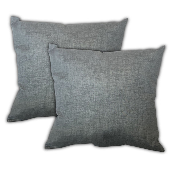 Homeroots Set Of Three 18" X 18" Brown And Tan Blown Seam Solid Color Throw Indoor Outdoor Pillow  Uv Protected Polyester 416539