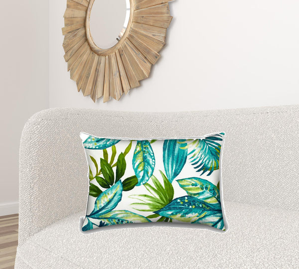 Homeroots Set Of Three 18" X 18" White And Gray Blown Seam Solid Color Throw Indoor Outdoor Pillow  Uv Protected Polyester 416543