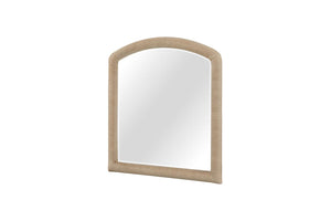 English Elm Arch Arch Rope Detailed Mirror Toffee Beige – Rope-Wrapped Arched Frame, Textured Coastal Finish, Versatile Décor Accent B2699P373680