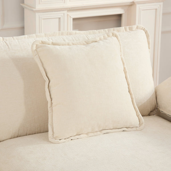 English Elm Wider Ergonomic Loveseat with Breathable Chenille Upholstery, Modular Design, Plush Double-Layer Cushioning W1143S00041 W1143S00041