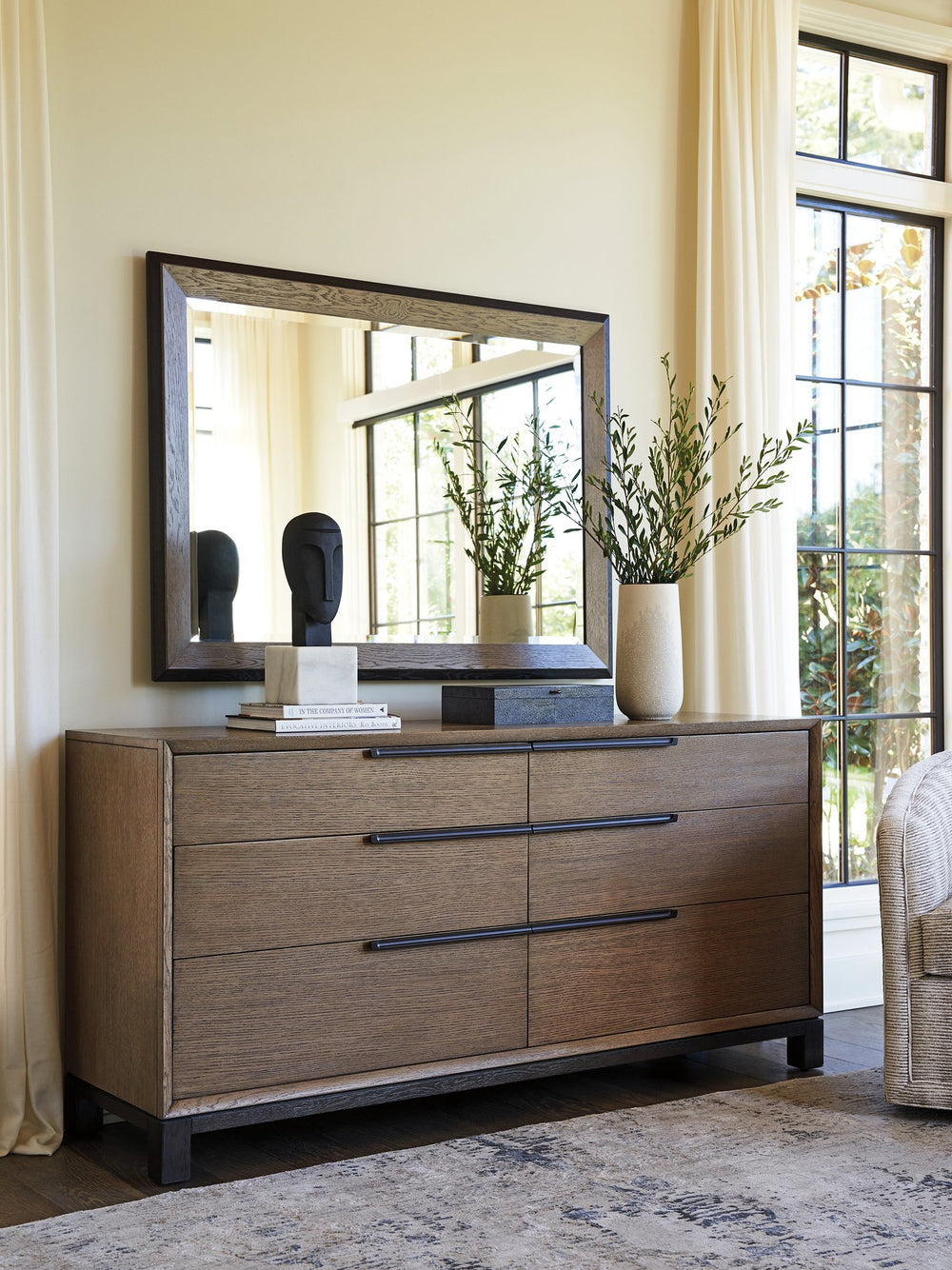 Lexington Algiers Double Dresser: Contemporary Design With Six Soft-close Drawers & Elegant Contrasting Finish Senegal  416-222