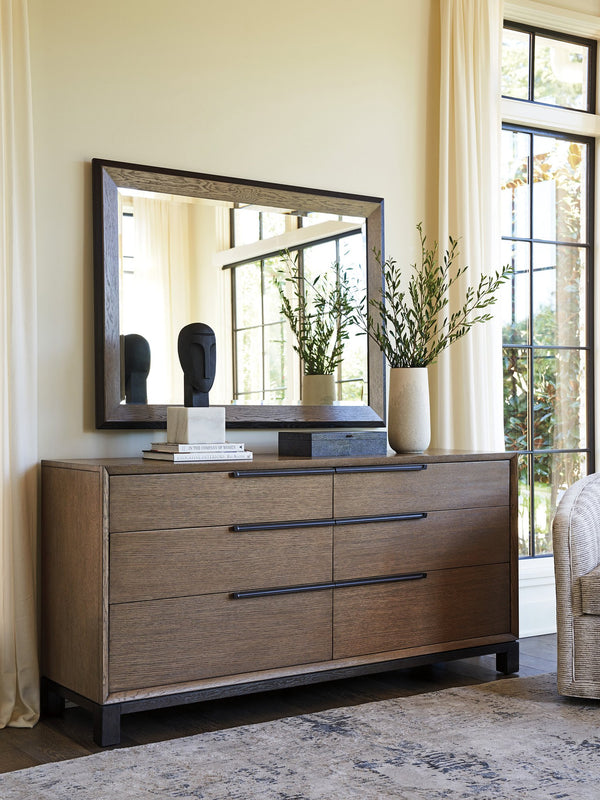 Lexington Algiers Double Dresser: Contemporary Design With Six Soft-close Drawers & Elegant Contrasting Finish Senegal  416-222
