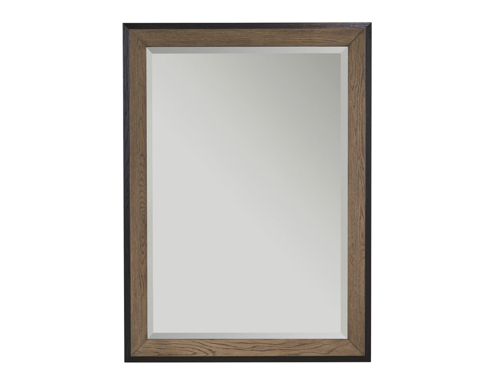 Lexington Eaton Rectangular Mirror - Stylish Quartered White Oak Design With Contrasting Deep Espresso Finish Senegal  416-205