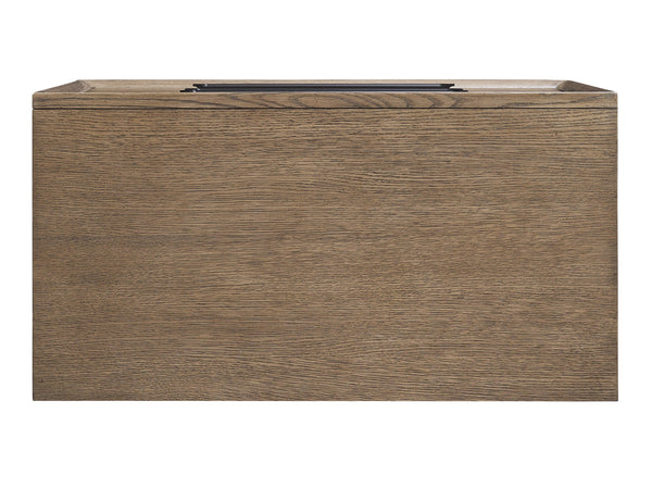 Lexington Rutledge Nightstand With 3 Soft-close Drawers In Warm Taupe Finish And Elegant Dark Umber Accents Senegal  416-621