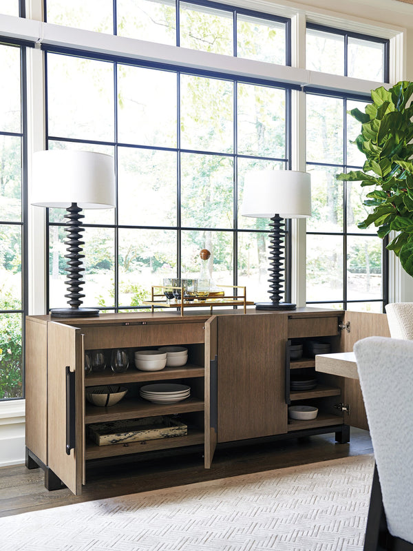 Lexington Covington Buffet - Elegant Storage Solution With Adjustable Shelves And Soft-close Drawers, 74" Wide Senegal  416-852