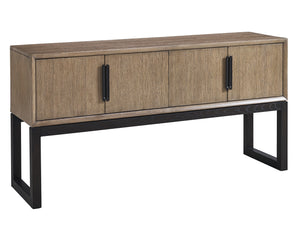 Lexington Tavola Sideboard - Stylish Storage Solution In Warm Taupe With Deep Espresso Accents For Modern Homes Senegal  416-869