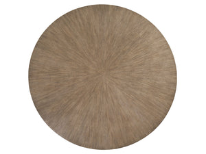 Lexington Regent Round Dining Table - Contemporary Quartered White Oak Design With U-shaped Base And Rich Finish Senegal  416-875c
