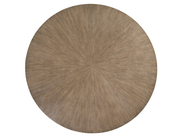 Lexington Regent Round Dining Table - Contemporary Quartered White Oak Design With U-shaped Base And Rich Finish Senegal  416-875c