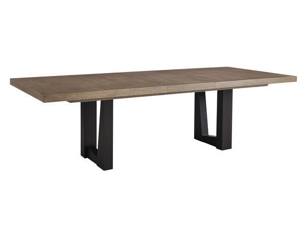 Lexington Wellesley Rectangular Dining Table - Contemporary White Oak Design With Asymmetrical Base & Elegance Senegal  416-877