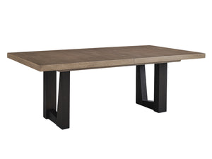 Lexington Wellesley Rectangular Dining Table - Contemporary White Oak Design With Asymmetrical Base & Elegance Senegal  416-877