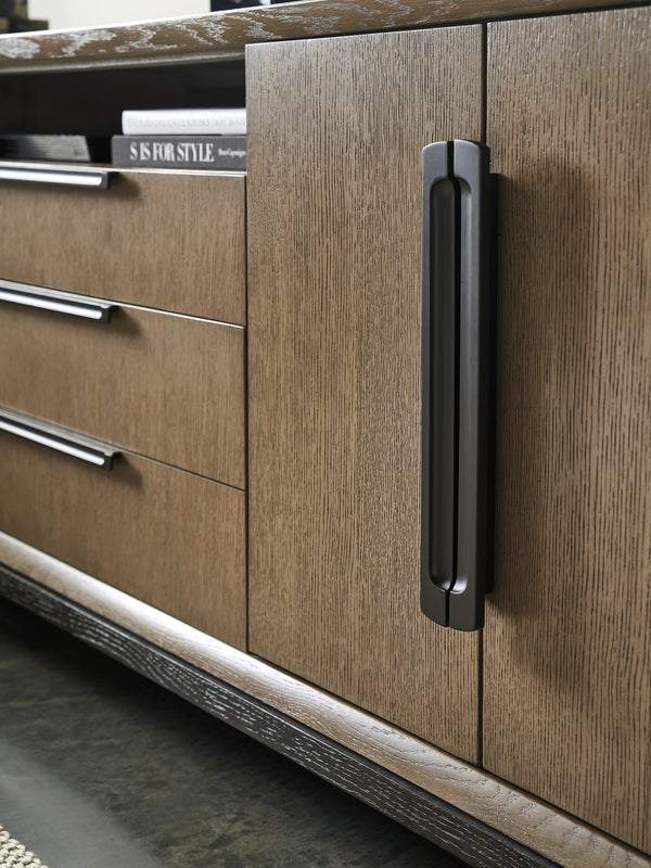 Lexington Monrovia Media Console - Stylish Storage Solution With Adjustable Shelves And Open Compartments Senegal  416-907