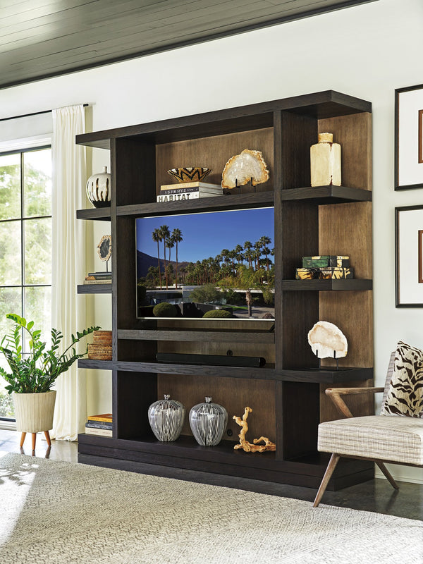 Lexington Sanderson Media Wall Unit - Contemporary Elegance With Adjustable Shelves & Cord Management Features Senegal  416-909c