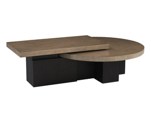 Lexington Portofino Nesting Cocktail Tables - Stylish, Contemporary Design With Warm Taupe And Dark Accents Senegal  416-949c