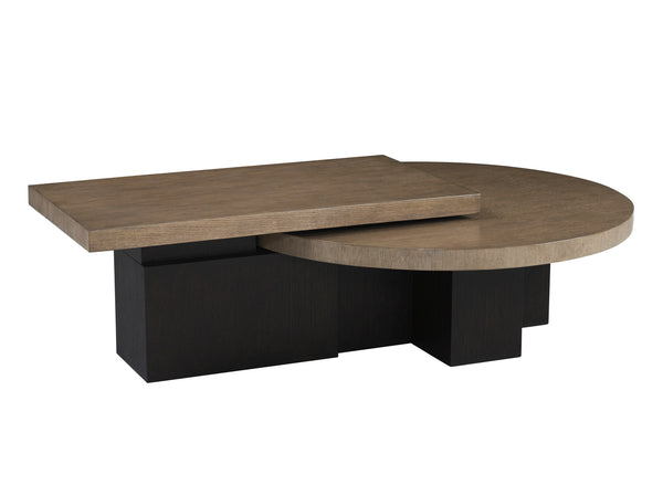 Lexington Portofino Nesting Cocktail Tables - Stylish, Contemporary Design With Warm Taupe And Dark Accents Senegal  416-949c