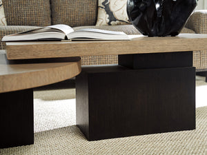 Lexington Portofino Nesting Cocktail Tables - Stylish, Contemporary Design With Warm Taupe And Dark Accents Senegal  416-949c
