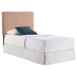 English Elm Blush Plush Upholstered Twin Headboard Art Deco Glam Bedroom Focal Accent B062P153889
