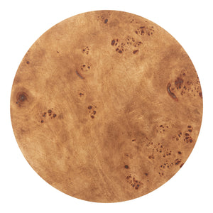 Zuo Modern Adna Side Table In Brown - Modern Elegance With Durable Burl Veneer & Hammered Steel Design Brown Mdf,Steel 110750-zuo-modern