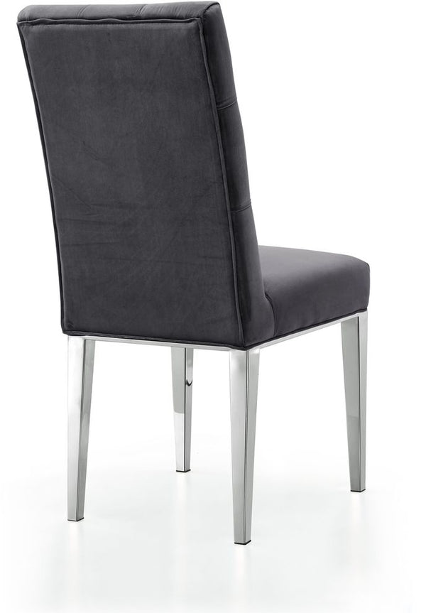 English Elm Modern Velvet Dining Chair Set Of 2 – Glamorous Tufted Design With Chrome Legs For Chic Spaces B011P353088