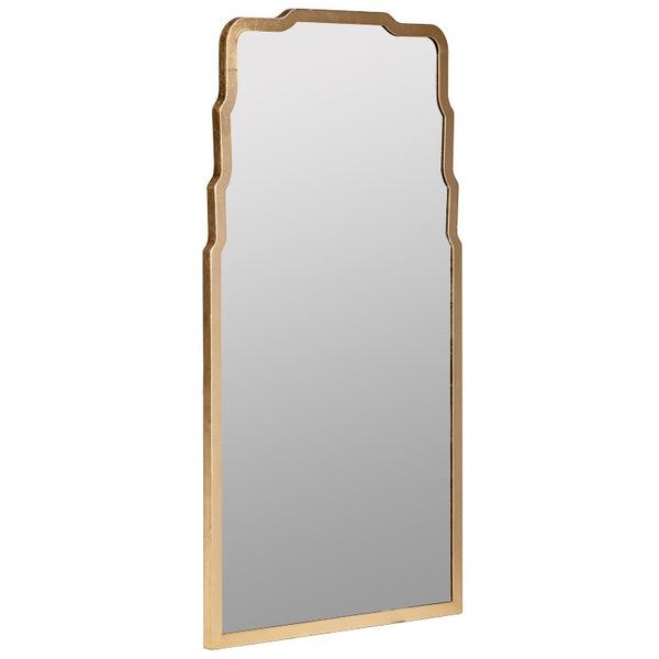 Cooper Classics Landen Antique Gold Leaf Rectangular Wall Mirror for Entryway or Bedroom Decor 41773