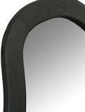 Oblique Black Mirror 417Black-38M Meridian Furniture