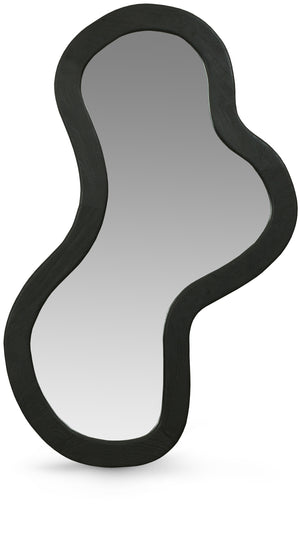 Oblique Black Mirror 417Black-48M Meridian Furniture