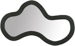 Oblique Black Mirror 417Black-48M Meridian Furniture