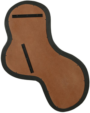 Oblique Black Mirror 417Black-48M Meridian Furniture