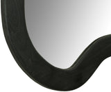 Oblique Black Mirror 417Black-48M Meridian Furniture