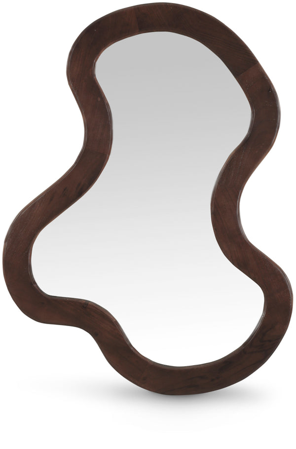 Oblique Brown Mirror 417Brown-38M Meridian Furniture