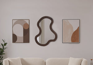 Oblique Brown Mirror 417Brown-38M Meridian Furniture