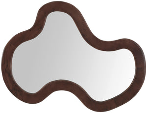 Oblique Brown Mirror 417Brown-38M Meridian Furniture